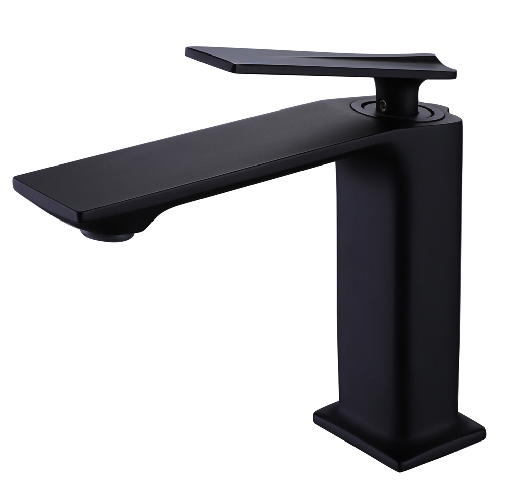 Factory Wholesale Price Black Copper Hot and Cold Water Mixer Faucet Sink Faucet Basin Faucet